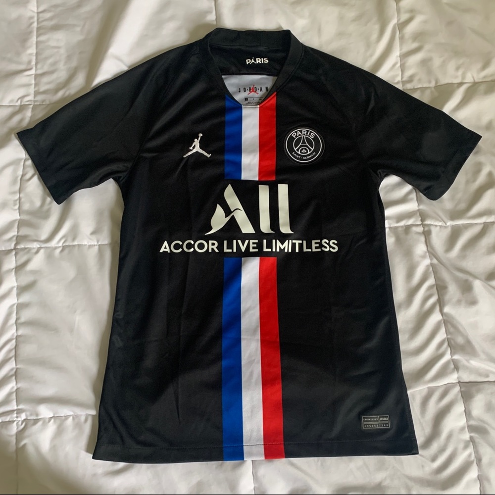 Nike Air Jordan PSG Mens Small Soccer Jersey